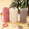 100 Meter/Roll Two Colors Cotton Baker Twine Rope Cord DIY Gift Crafts Wrap Christmas Wedding Decoration Gift Packaging String