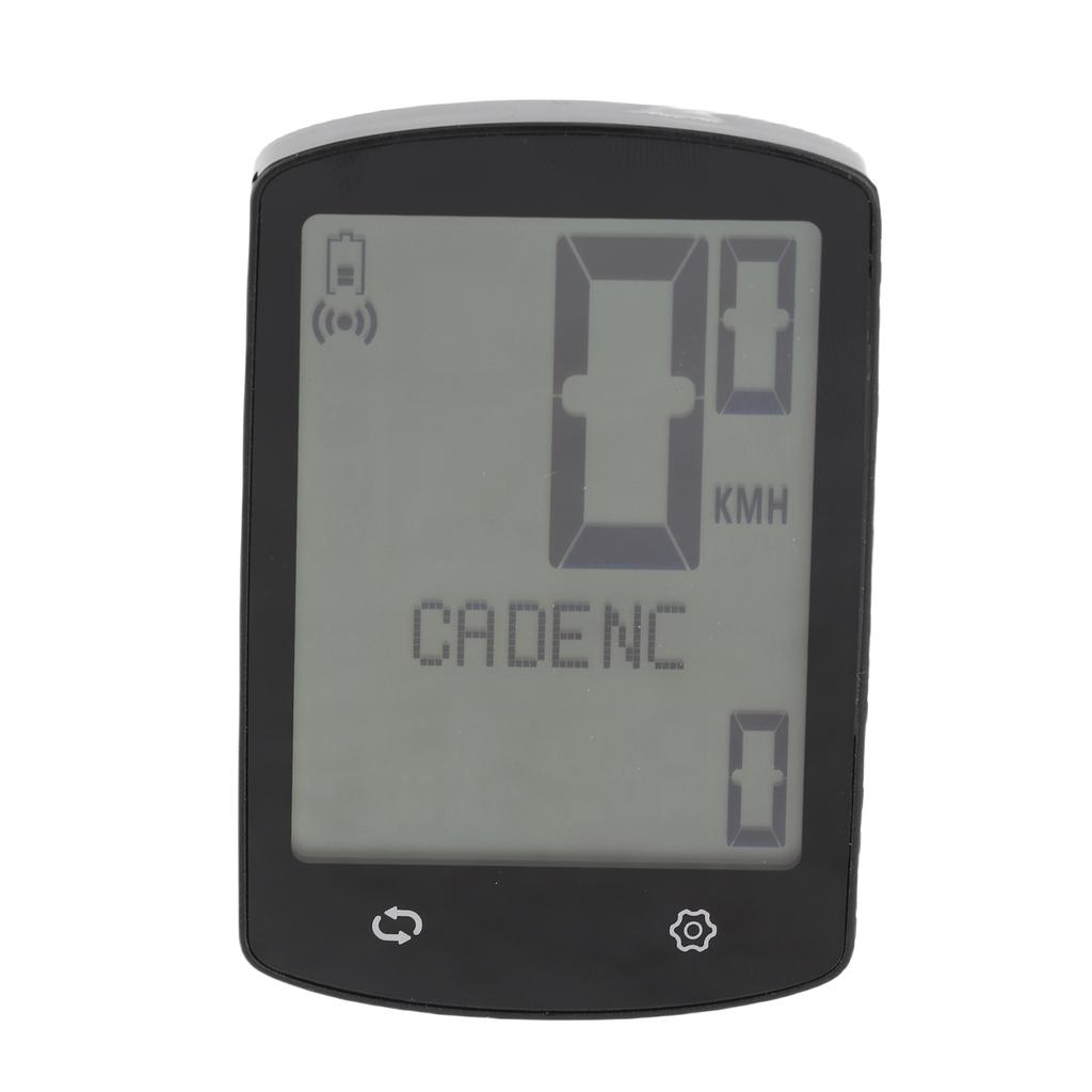 Wireless Bike Computer with Cadence USB Rechargeable Multi Function High Clear Display IPX6 Bike Odometer and