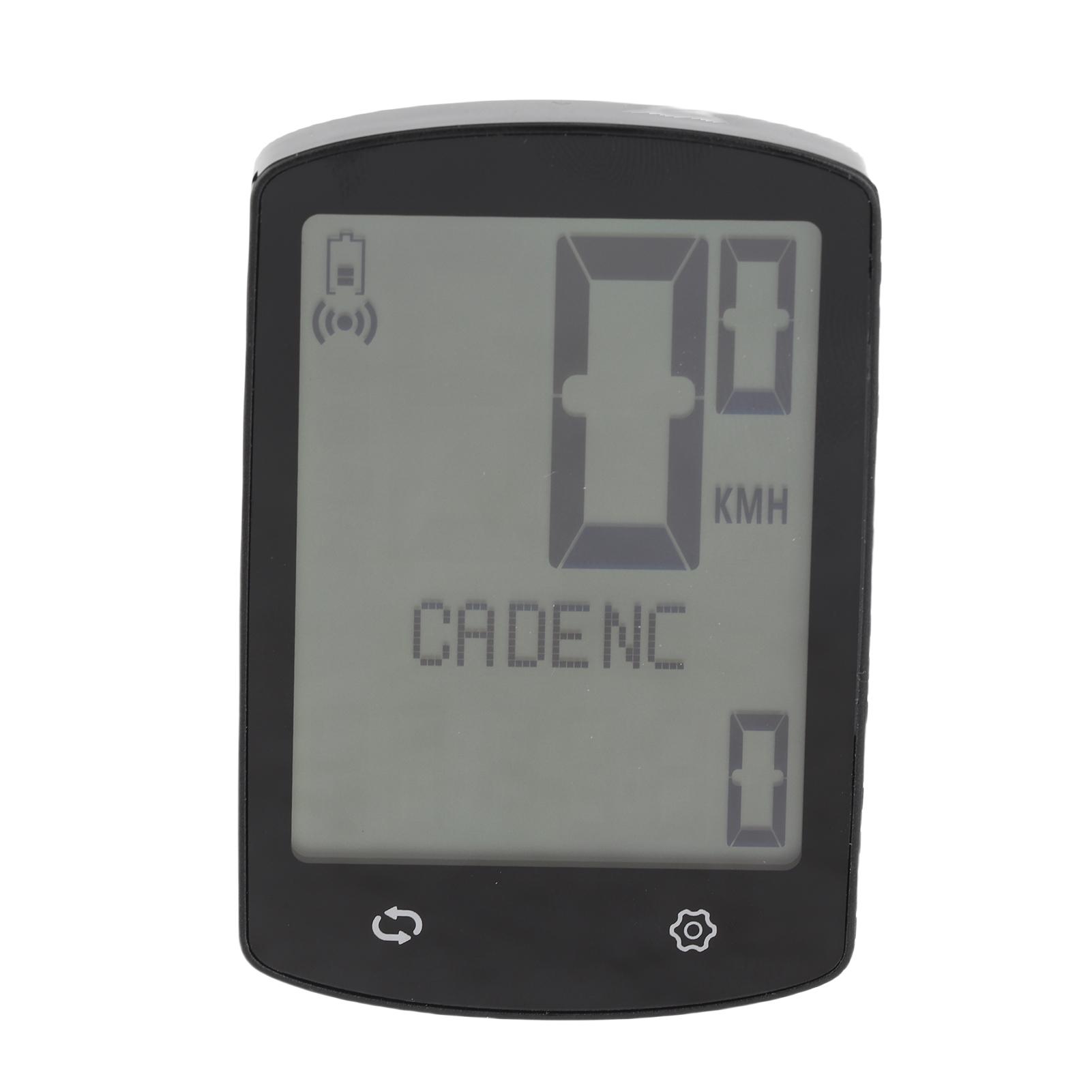 

Беспроводной велокомпьютер с каденсом, перезаряжаемый через USB, многофункциональный, с высокочетким дисплеем, IPX6, одометр и With Cadence