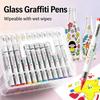 Automatic Ink Control Acrylic Paint Markers, 60/48/36/24 Pcs Brush Tip Acrylic Paint Pens Set with 60 Professional Color Series