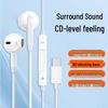 Yongteng In-Ear Wired Earphones with Mic, High-Quality Sound & Deep Bass, Compatible with Apple & Android Phones