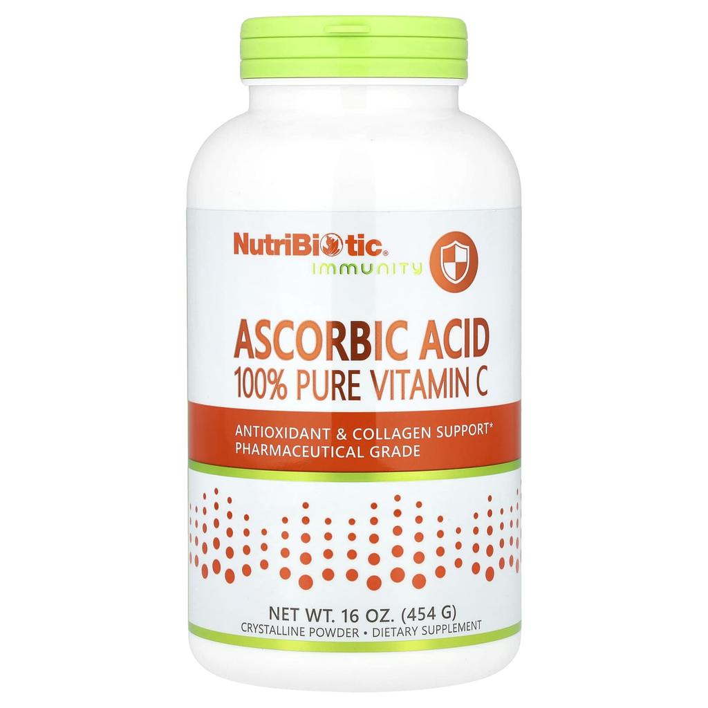 Immunity, Ascorbic Acid, 100% Pure Vitamin C, Crystalline Powder, 454G(16Oz)
