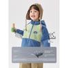 Boys' Fleece-Lined Hooded Jacket, Autumn and Winter Style, Baby Cotton Coat, 2025 New Winter Clothing, Children's Winter Cotton Clothing, Trendy