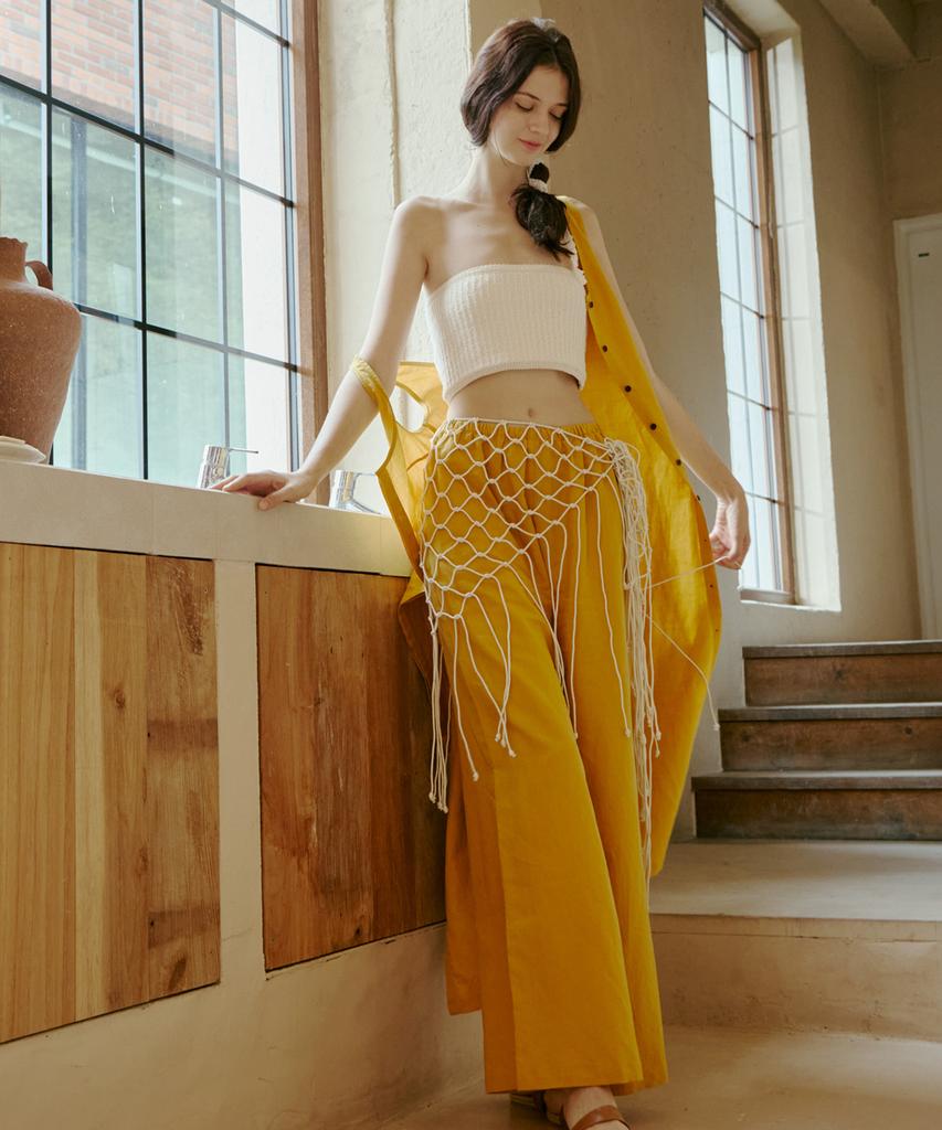 Ondeumismieo Zulu Long Pants - Yellow