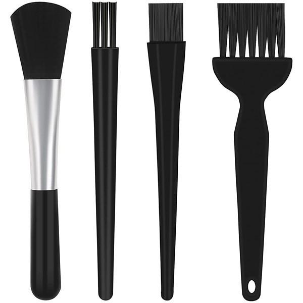 Ensemble de brosses antistatiques pour nettoyer téléphone, ordinateur, poussière de clavier et cartes PCB avec manche rond coudé