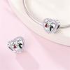 Original Luminous Charms Copper Fixed Clamp Beads Flower Fairy New Year'S Pendant Fit Bracelet Women Jewelry Gifts