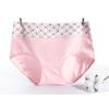 Dívčí kalhoty s vysokým pasem velké velikosti s potiskem, přiléhavé prodyšné dámské trojúhelníkové kalhoty elastické pohodlné spodní prádlo
