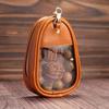 Leder Material Tragbar Schmucktasche Retro Stil Stilvoll Aufbewahrung Schmuck Organizer Tasche Organizer Funktion Transparentes Design