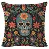 Creative Halloween Decoration Cushion Cover Classic Skull Pumpkin Series Printed Pillowcase Terrifying Bat Pillow Cover