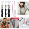 12pcs Adjustable Drawstring Cord Replacement Kits With Easy to Use Threader Tool For Athletic Wear Hoodie Repair Work