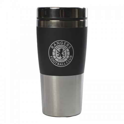 Rangers FC Executive Metallic Travel Handleless Mug