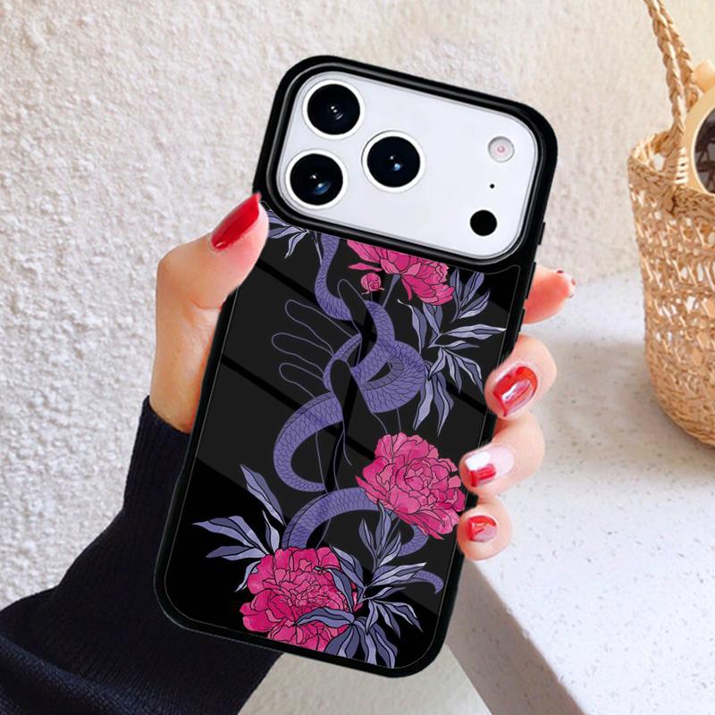 The Snake and Fern Phone Case For iPhone 17 Air 16 15 14 13 12 11 Pro Max Plus