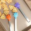 1/4pcs Kitchen Food Serving Tongs, Thickened Non-Slip for Pastry Ice Cube Sugar, Multi-Purpose Snack & Buffet Clip