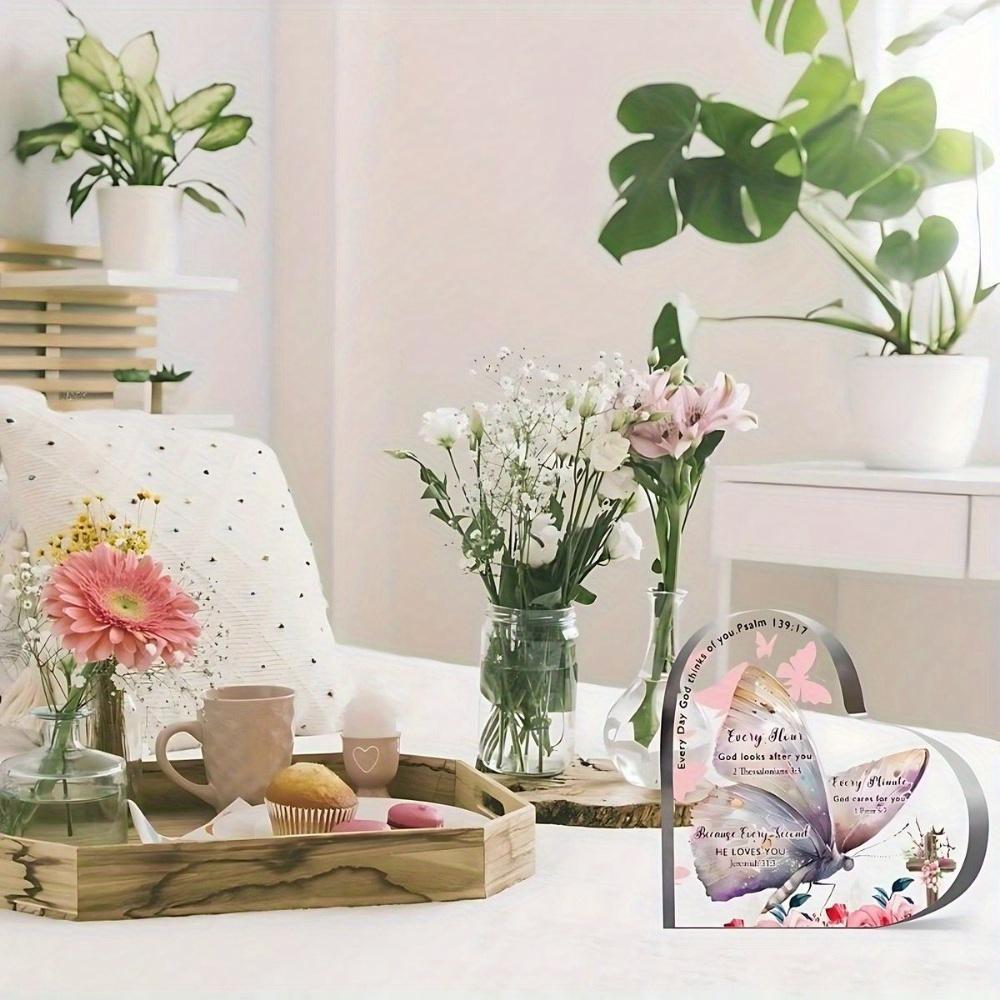 Christliche Schrift Herz - Inspirierendes Bibelvers Geschenk für Frauen & Freunde