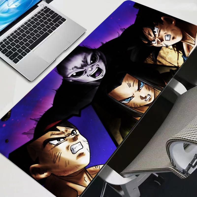 Goku Vegeta Dragon Ball Z Mouse Pad Gamers Decoracion Gamer Desk Mat Mousepad DBZ Gaming Accessories Varmilo Keyboard Carpet