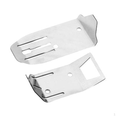 2x RC Stainless Steel Chassis Skid Plate Accessoires Parts Direct Replacement for Ara2106 1:18
