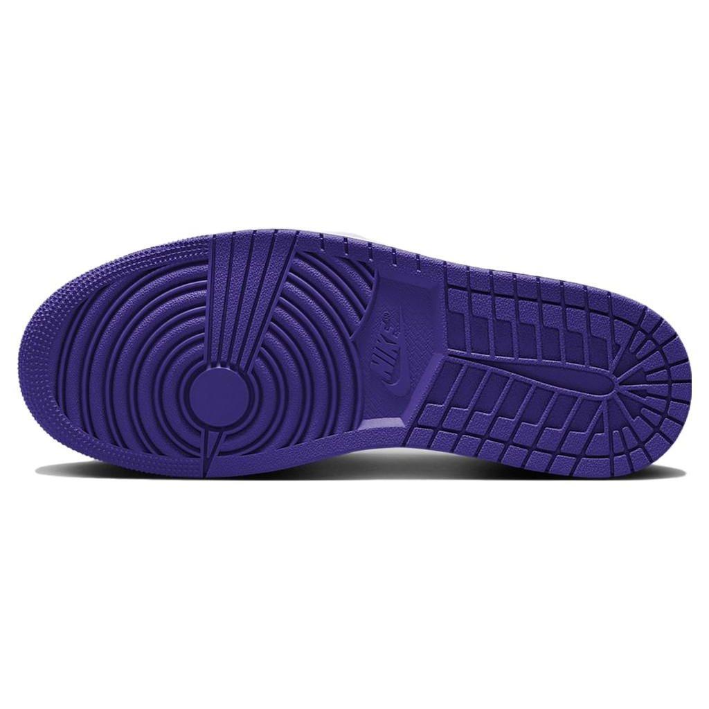Tenisi Air Jordan 1 Low Aqua pentru bărbați Violet Alb Court-Violet 553558-154