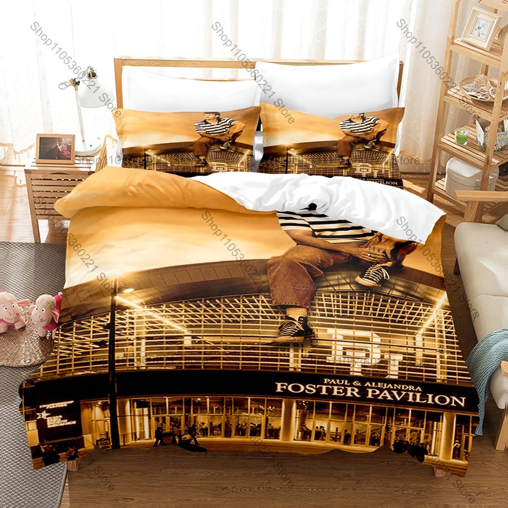 Forrest Frank Child of God Warm Sunrise Lo-Fi Coastal Portrait HD Print Bedding Set Duvet Cover + 2 Pillowcases Chill Room Decor