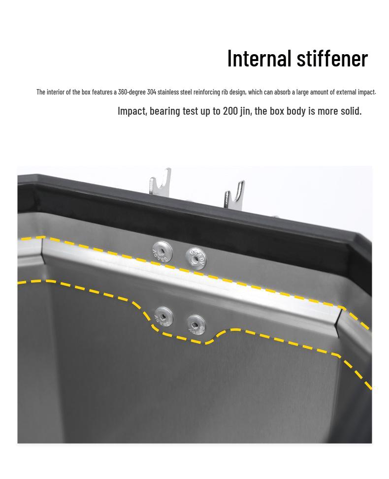 GSADV Aluminum Tail Box for CFMOTO ZEEHO AE8 Electric Scooter Pedal Modification