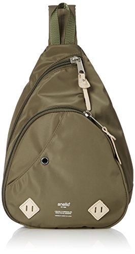 

anello Logo Printed Body Bag, Khak