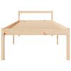 Vidaxl Bed For Seniors, 75X190 Cm, Solid Pine Wood