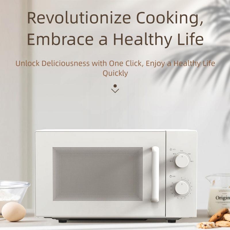 20L European Style Multifunctional Microwave Oven with Light Wave Baking and Visual Cooking
