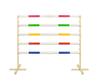 Jumping obstacle for Hobby Horse 160cm, h-120 cm, two beams green and blue