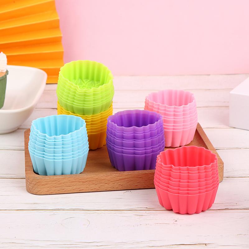 6ks 5cm slunečnicová forma na pudink Forma na muffiny, silikonové formy Příslušenství