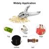 Portable Handheld Eyelet Hole Punch Hollow Design Rivet Setting Tool Grommet Pliers  Canvas Work