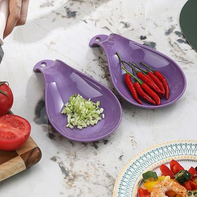 2Pcs Spoon Rest for Stove Top Durable Plastic Spoon Holder Kitchen Utensils