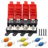 Distribution Block 1 in 3 out 3-way Fuse Holder With Fuse 30A 60A 100A