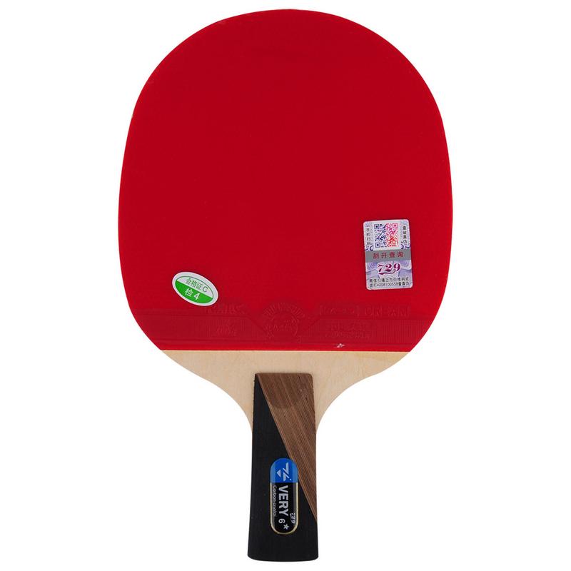 Friendship 729 Wood Carbon Table Tennis Racket 6 Star Loop Drive Player with Low MOQ for Trail Orders
