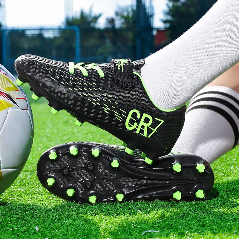 New Men Kids Football Sport Shoes Match Grass Boys Professional Football Boots Ultralight Cleats' Non-Slip Training Shoes Drop Shipping