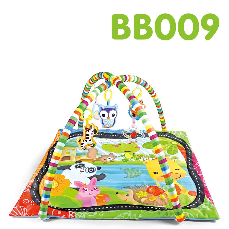 Cartoon Square Baby Fitness Frame Educational Children Play Mat Infant Crawling Blanket Rug Kids Activity Gym Toys Gift