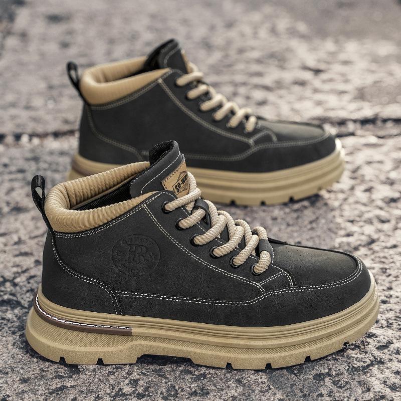 A 2025 workwear boot Men's 2025 new autumn labor insurance leisure outdoor mountaineering Martin boots