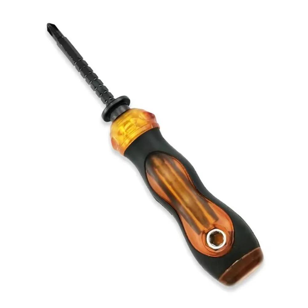 

1PC Telescopic Dual-purpose Ratchet Screwdriver Slotted Phillips Multi-function Screwdriver with Magnetic Cone for Home Use CN