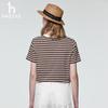 HAZZYS Women's PHIZ Series Striped Short Sleeve T-Shirt