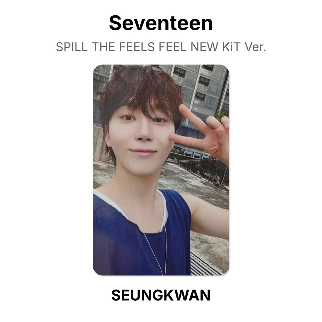 Seventeen SPILL THE FEELS FEEL NEW KiT Ver. Official Photocard