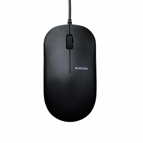 Elecom Highly Durable Mouse for Businesses USB Optical Wired Mouse 3 Buttons Black M-K7URBK/RS
