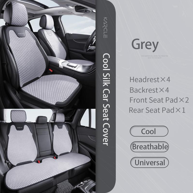 Universal Breathable Car Seat Covers Durable Car Seat Covers Full Set Sweat Absorption Auto Seat Cushion Pad Car Accessories