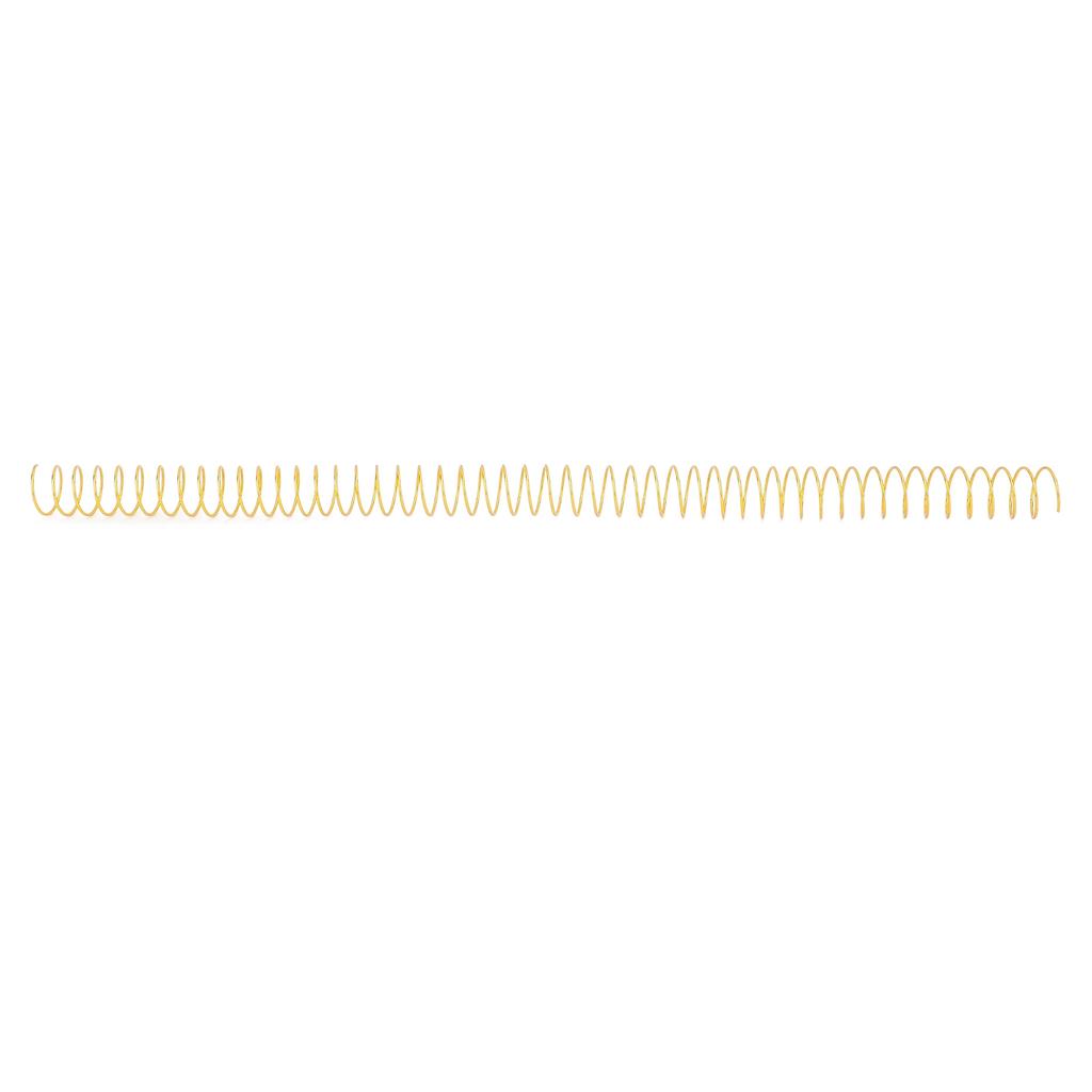 100Pcs Spiral Binding Coils Iron Dia 14.3mm 9Celsius16in 48 Teeth 4:1 Ratio 115 Sheet Capacity for Paper