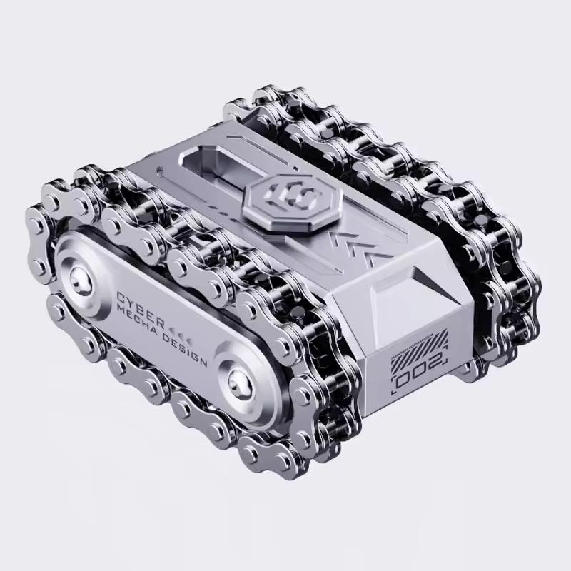 Edc Metal Fidget Spinner Tank 002 Gear Roller Desk Toy Relieving Stress Sensory Toys Anti Stress Fidget Fidgeting Toys