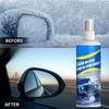 Deicer Spray For Car Windshield 100ml Anti-Freeze Snow Remover Defroster Spray Car With Scraper And Towel For Automotive Trucks