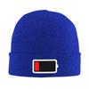 1 Batterie Pile Vide Chapeau en Laine Chaude Bonnet d'Hiver Bonnet à Pompon Casquettes Hip Hop pour Unisexe
