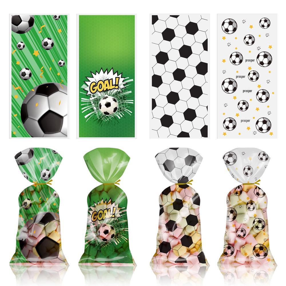 

Champions League & World Cup Themed Candy Bags - 4-Piece Set for Football Parties