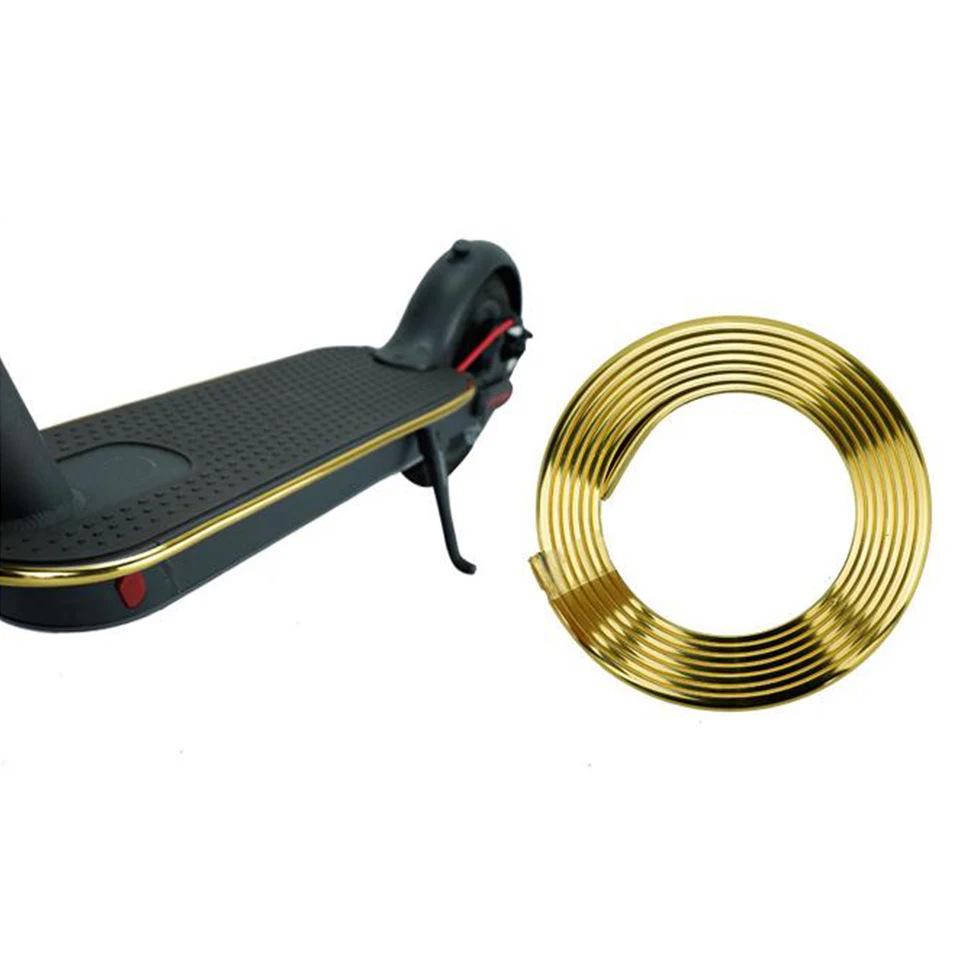 Bumper Protection Strips for Xiaomi M365 Pro Electric Scooter золотой