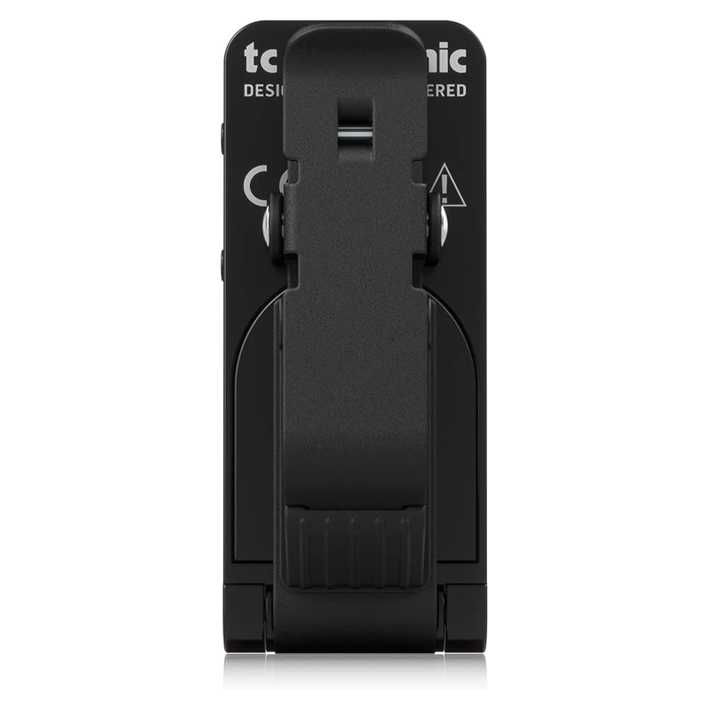 tc electronic polytune clip Black clip-on polyphonic tuner