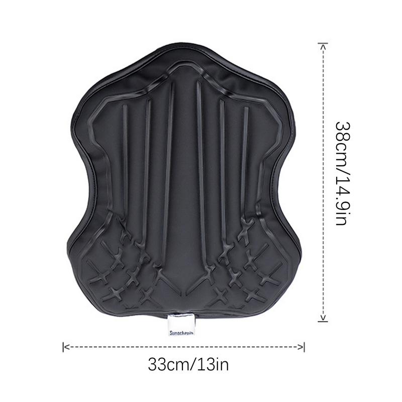 For Most Models Can Be Installed Motorcycle Seats Breathable Inflatable Seat Cover Mat Shock Absorption Non-slip Cycle Seat Pads