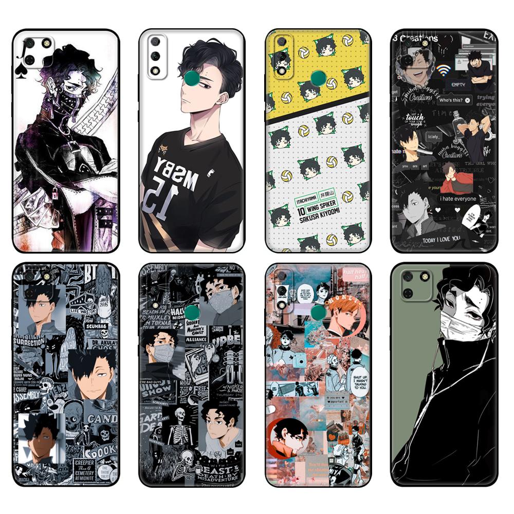 

Черный чехол из ТПУ для Huawei Y9S Y6S Y8S Y5P Y7P Y8P, чехол для Huawei Y5 lite Prime 2018 Y6 2019, чехол Sakusa Kiyoomi Haikyuu