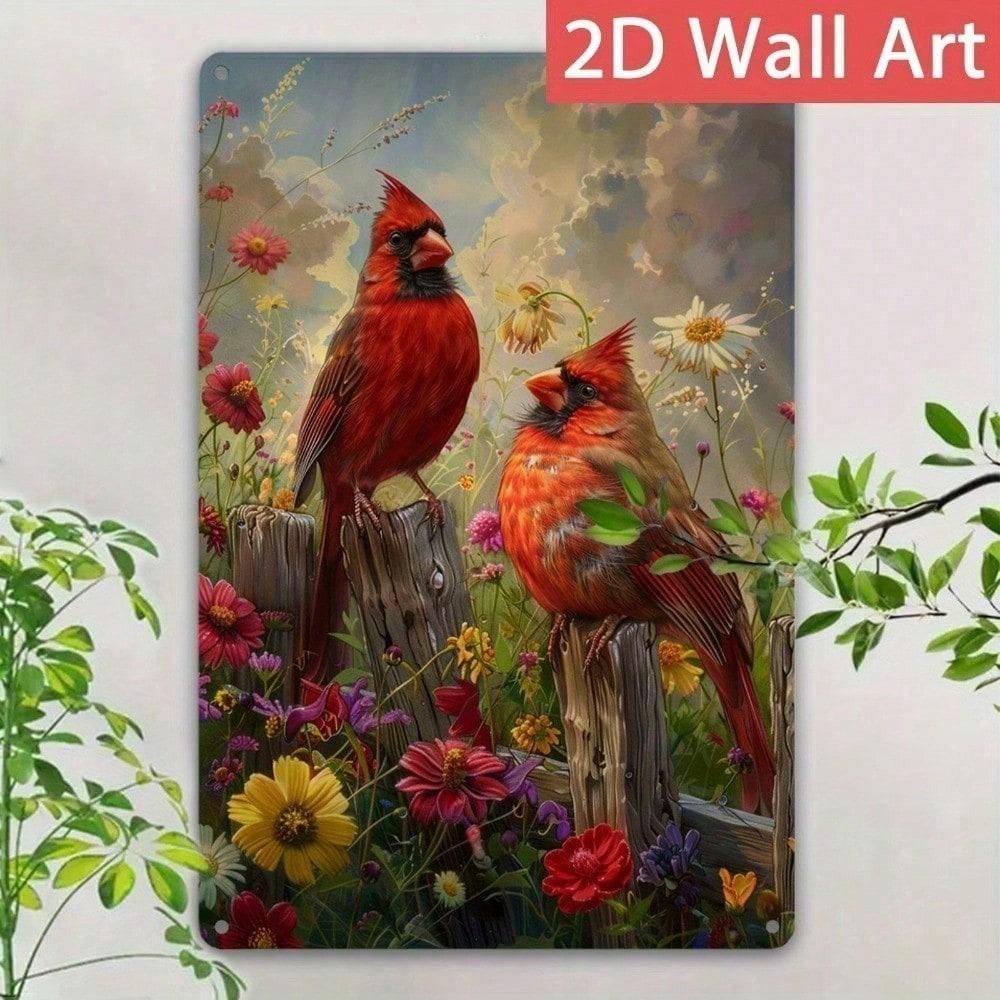 Americana Aluminum Metal Wall Art 12x8 Inch 2D Sign With Pre-Drilled Holes Windproof Indoor Outdoor Decor